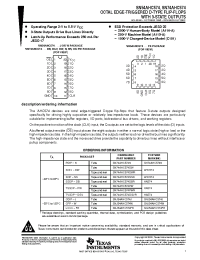 Datasheet SN74AHC574N manufacturer TI